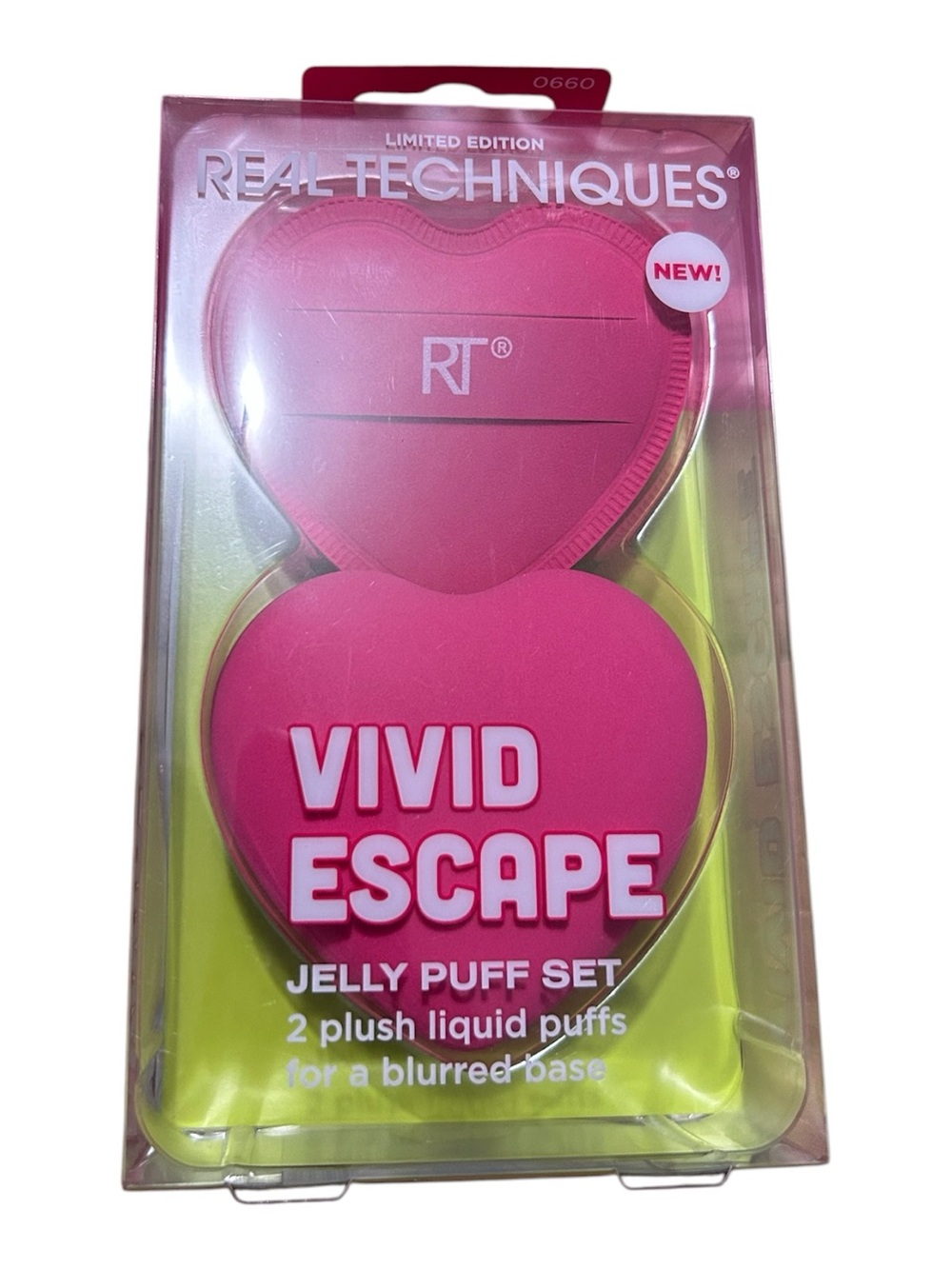 Real Techniques Vivid Escapes Makeup Jelly Puff Set New